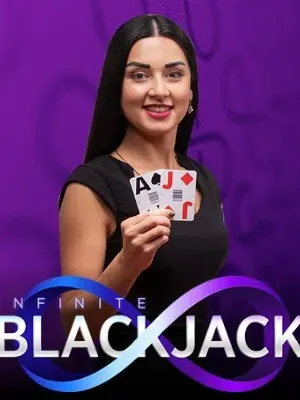 Infinite Blackjack, jogo ao vivo da Evolution