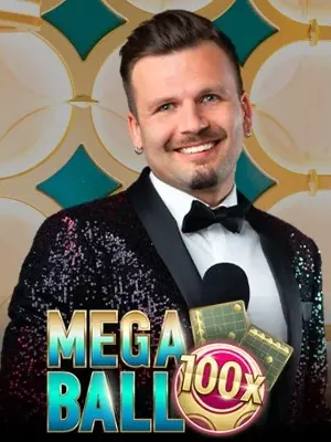 Mega Ball, jogo ao vivo da Evolution